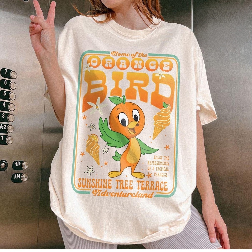 Dsney Epcot Center Home Of The Orange Bird Shirt